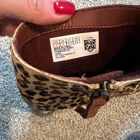 COPY - Toms cheetah print booties - Picture 3 of 3